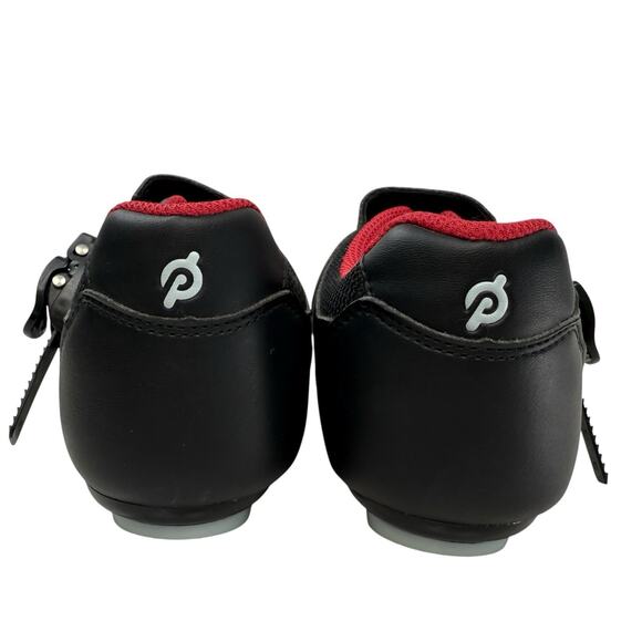 PELOTON PL-SH-B-45 Black Leather Low Top Cycling With Cleat Shoes Size 39 / US 8 - Picture 5 of 10